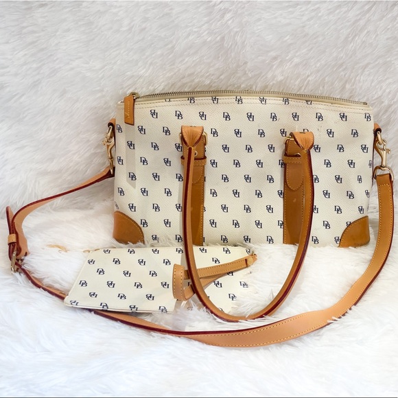 Dooney & Bourke Handbags - Dooney & Bourke monogrammed domed satchel
